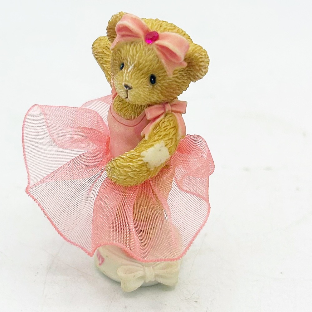 Cherished‎ Teddies July Teddy Twirls Birthstone Bear 2.5" H